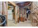 Unfinished basement with storage options at 4740 Myers Ln, Harrisburg, NC 28075