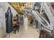 Spacious unfinished basement with concrete floor, open ceiling, and utility equipment at 4740 Myers Ln, Harrisburg, NC 28075