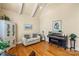 Cozy living room with hardwood floors, high ceilings, and neutral decor at 4740 Myers Ln, Harrisburg, NC 28075