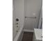 Bright bathroom featuring a bathtub, vanity sink, and neutral paint at 518 N Fulton St, Salisbury, NC 28144
