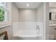 Clean bathroom featuring white subway tile and a classic chrome faucet at 81 21St Nw Ave, Hickory, NC 28601