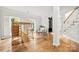 Bright playroom featuring wood floors, light colored walls, and a play structure at 8500 Headford Rd, Charlotte, NC 28277