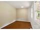 Neutral bedroom with carpet and light gray walls, plus a light fixture at 1016 S D Ave, Maiden, NC 28650