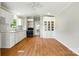 Updated kitchen with hardwood floors, ample storage, and modern appliances at 1016 S D Ave, Maiden, NC 28650