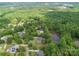 Breathtaking aerial view showcases the property, lush greenery and serene lake in a picturesque neighborhood at 1062 Willow Ridge Ln, Fort Mill, SC 29707