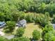 A beautiful, sprawling property with manicured lawn backing to lush trees and river frontage at 1062 Willow Ridge Ln, Fort Mill, SC 29707
