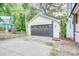 Detached two-car garage with a basketball hoop and a spacious driveway, offering ample parking at 1062 Willow Ridge Ln, Fort Mill, SC 29707