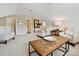 Living room features high ceilings, neutral furniture, and a decorative coffee table at 1226 Restoration Dr, Waxhaw, NC 28173
