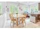 Bright breakfast nook featuring large windows and a cozy dining table perfect for casual meals at 12910 Meetinghouse Dr, Cornelius, NC 28031