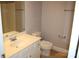 Bathroom featuring a sink, toilet and shower/tub combo at 19834 Davidson Concord Rd, Davidson, NC 28036