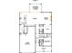 First floor plan featuring an open concept living area, kitchen, dining area, flex room, and 2-car garage at 220 Windy Dell Dr, Tega Cay, SC 29708