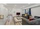 Cozy living room featuring a stylish area rug, comfortable couches, and plenty of natural light, creating an inviting space at 2813 Ava Ave, Charlotte, NC 28208