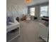 Bright home office featuring decorative wall trim, modern fixtures, and ample workspace at 301 Supernova Dr, York, SC 29745