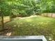 Large, fenced backyard offers privacy and plenty of room for outdoor activities at 3109 Morson St, Charlotte, NC 28208