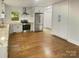 Modern kitchen features stainless steel appliances and ample cabinet space at 3109 Morson St, Charlotte, NC 28208