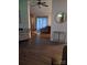 Open-concept living room featuring wood floors, and large windows at 315 S Grandview Rd, Clover, SC 29710