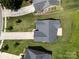 An aerial view shows the house layout and landscaping in an established neighborhood at 3523 Brickwood Cir, Midland, NC 28107