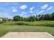 A serene backyard view of lush greenery and trees, creating a private and peaceful atmosphere at 3523 Brickwood Cir, Midland, NC 28107