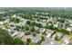 Wide aerial view of the community showcasing its well-maintained homes and lush green surroundings at 424 Paperbark Ln, Rock Hill, SC 29732