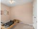 Spare bedroom offers natural light with neutral wall colors and ceiling fan at 424 Paperbark Ln, Rock Hill, SC 29732