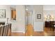 Interior shot featuring a hallway leading to the dining area and kitchen at 424 Paperbark Ln, Rock Hill, SC 29732