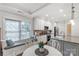 Kitchen with granite countertops, stainless steel appliances, and window bench seating at 481 Evergreen Rd, Clover, SC 29710