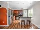 Well-equipped kitchen featuring stainless steel appliances, granite countertops, and a breakfast bar at 7101 Weavers Run, Cramerton, NC 28032