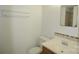 Modest bathroom with vanity sink, toilet and shower at 9501-A Shannon Green Dr, Charlotte, NC 28213