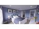 Bedroom with mountain views, decor, and ensuite bathroom and walk-in closet at 0 Mineral Ln, Lincolnton, NC 28092
