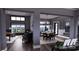 A spacious living room connects to the dining area, featuring elegant decor and natural light at 0 Mineral Ln, Lincolnton, NC 28092