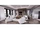 Bright and airy living room featuring stylish decor, modern fireplace, and a view of the outdoor scenery at 0 Mineral Ln, Lincolnton, NC 28092