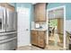 This kitchen showcases stainless steel appliances and well-crafted cabinetry, creating a functional and stylish cooking space at 1011 Bydeford Ct, Matthews, NC 28105