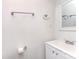 Well-lit bathroom with modern vanity, brushed nickel fixtures, and updated mirror at 112 Lineberger St, Stanley, NC 28164