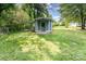 Cozy backyard shed offering practical storage solutions and potential for creative use at 112 Lineberger St, Stanley, NC 28164
