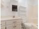 Bathroom featuring a vanity and shower stall at 115 Turner St, Lincolnton, NC 28092