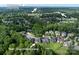 Aerial view showing 11841 Churchfield Lane's location near Ballantyne, Charlotte, and Ardrey Kell at 11841 Churchfield Ln, Charlotte, NC 28277