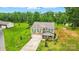 An aerial view of the home and surrounding landscape, showcasing its prime location at 124 Vintage Woods Ct, Shelby, NC 28150