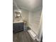 Well-lit bathroom featuring a vanity and shower at 15 Rose St, York, SC 29745
