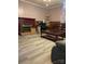 Relaxing living space with fireplace, wood floors, and a comfortable seating arrangement at 15 Rose St, York, SC 29745