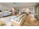 Open-concept living room flows into kitchen, offering ample space and natural light at 19625 Callaway Hills Ln, Davidson, NC 28036