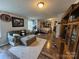 Cozy bedroom with sofa and eclectic decor and a full-size bed at 2194 Sterling Ridge Dr, Newton, NC 28658