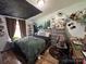 Bedroom with fun decor at 2194 Sterling Ridge Dr, Newton, NC 28658