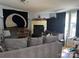 Relaxing living room with a fireplace and a large television at 2194 Sterling Ridge Dr, Newton, NC 28658