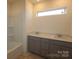 Bathroom features a double sink vanity with cabinets and a shower-tub combination at 222 Harpers Run Ln, Matthews, NC 28104