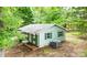 View of the rear exterior showing the color and roof features of the single story home at 24 19Th Nw St, Hickory, NC 28601