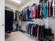 Walk in closet with clothing racks and shelves at 26444 Sandpiper Ct, Fort Mill, SC 29707