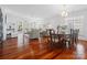 Spacious open-concept living room, seamlessly connected with dining area at 26444 Sandpiper Ct, Fort Mill, SC 29707