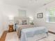 Inviting bedroom with a comfortable bed, soft bedding, side tables with lamps, and natural light from the window at 3339 Benard Ave, Charlotte, NC 28206
