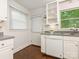 Functional kitchen with white cabinets, a contrasting countertop, and plenty of natural light at 3339 Benard Ave, Charlotte, NC 28206