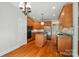 Spacious kitchen featuring an island, stainless steel appliances, granite countertops, and ample wooden cabinetry at 3735 Gordon St, Terrell, NC 28682